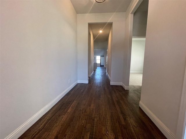 6109 Rodin Dr, Royse City, TX 75189 - hall featuring baseboards and dark wood-style flooring