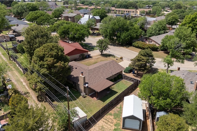 birds eye view of property featuring a residential view