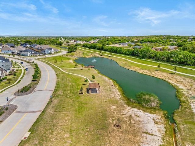178 Dundee Ct, Argyle, TX 76226 - birds eye view of property with a water view and a residential view