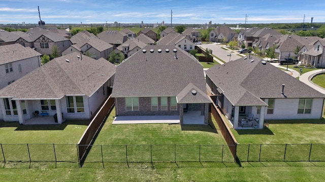 731 Calvin Way, Celina, TX 75009 - birds eye view of property featuring a water view and a residential view