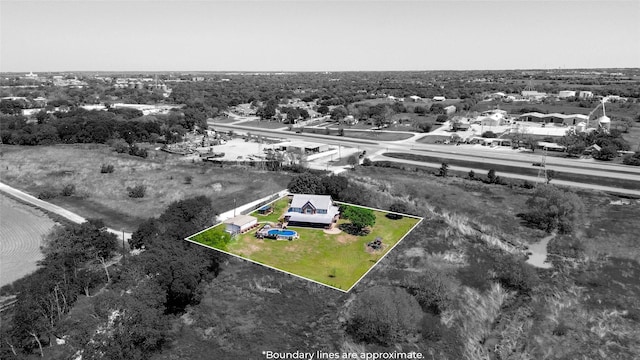 drone / aerial view
