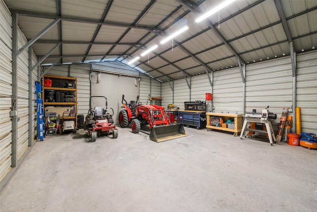 3450 County Road 2156, Caddo Mills, TX 75135 - garage with metal wall
