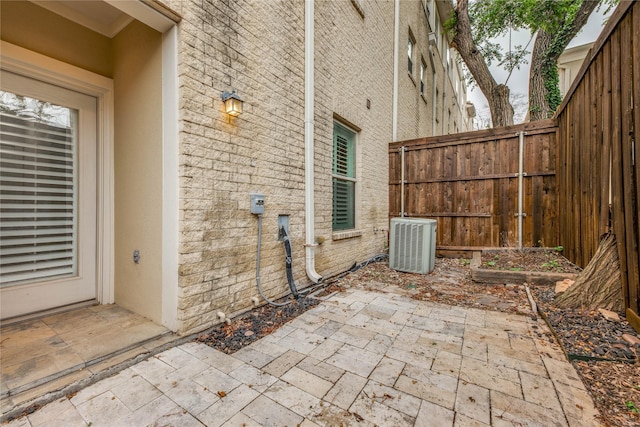 3907 Cole Ave Unit 5, Dallas, TX 75204 - view of patio with fence and cooling unit