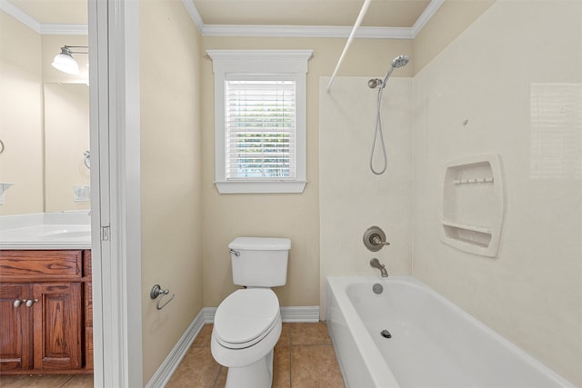 110 Bob White Cir, Lorena, TX 76655 - full bathroom featuring baseboards, crown molding, and shower / bathing tub combination