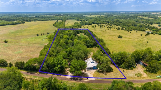 479 County Road 27450, Honey Grove, TX 75477 - aerial view with a rural view