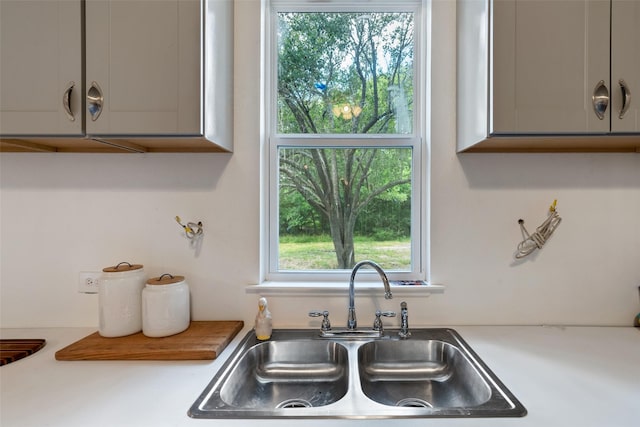 479 County Road 27450, Honey Grove, TX 75477 - kitchen with light countertops and a sink