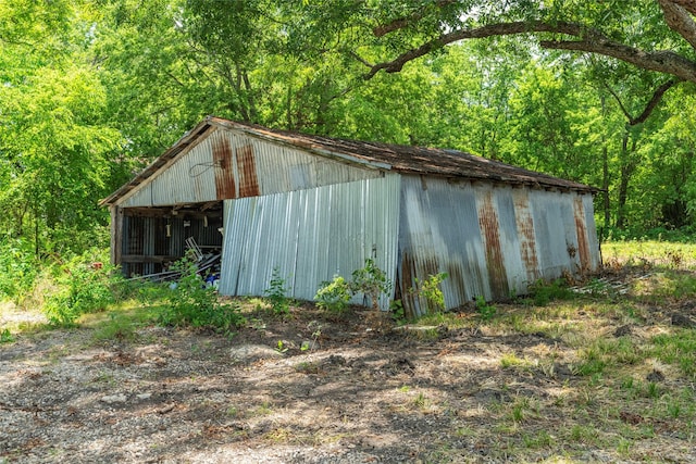 479 County Road 27450, Honey Grove, TX 75477 - view of pole building with a view of trees