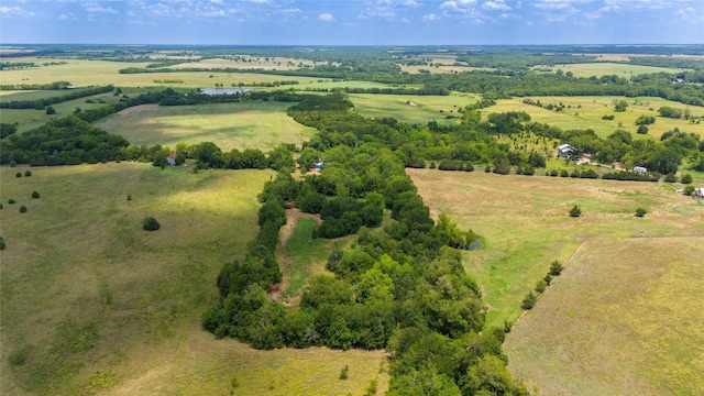 479 County Road 27450, Honey Grove, TX 75477 - birds eye view of property featuring a rural view