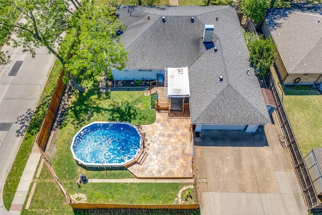 drone / aerial view