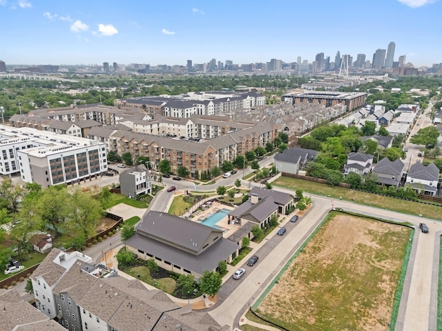 2635 Carmelita St, Dallas, TX 75212 - drone / aerial view of city skyline