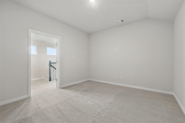817 Hadley Dr, Princeton, TX 75071 - carpeted spare room with vaulted ceiling and baseboards