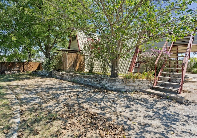 157 Business Blvd, Granbury, TX 76049 - view of yard with stairway