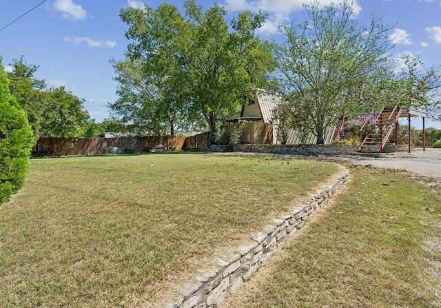 157 Business Blvd, Granbury, TX 76049 - view of yard featuring stairway