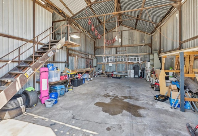 157 Business Blvd, Granbury, TX 76049 - garage with metal wall