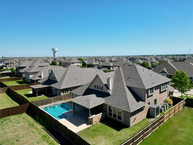 1005 Walford Dr, Forney, TX 75126 - aerial view of residential area with a pool