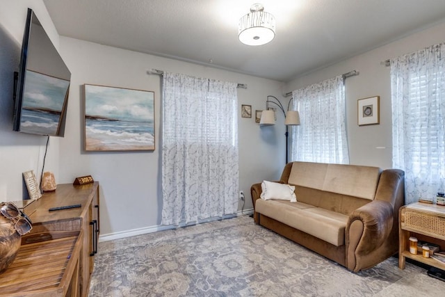3031 Delaware Trl, Lake Worth, TX 76135 - living room with baseboards and carpet flooring