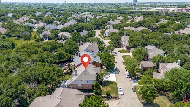 2704 Crestwood Ln, Highland Village, TX 75077 - aerial view of residential area