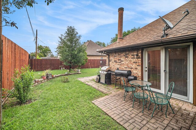 5625 Guadalajara Dr, North Richland Hills, TX 76180 - view of yard featuring a patio
