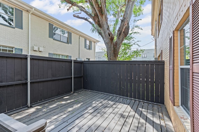 view of deck