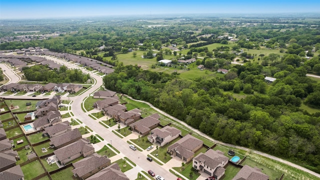 drone / aerial view featuring a residential view