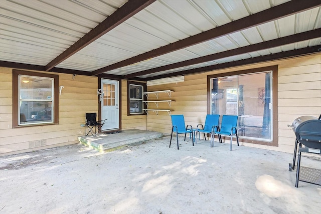 view of patio / terrace with grilling area