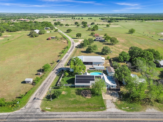 13122 Lipan Hwy, Lipan, TX 76462 - bird's eye view featuring a rural view