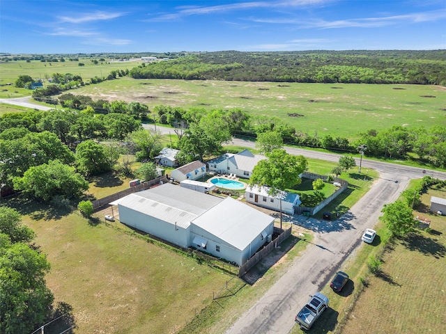 13122 Lipan Hwy, Lipan, TX 76462 - birds eye view of property featuring a rural view