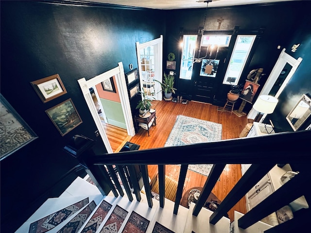 501 N Austin St, Comanche, TX 76442 - entrance foyer featuring wood finished floors