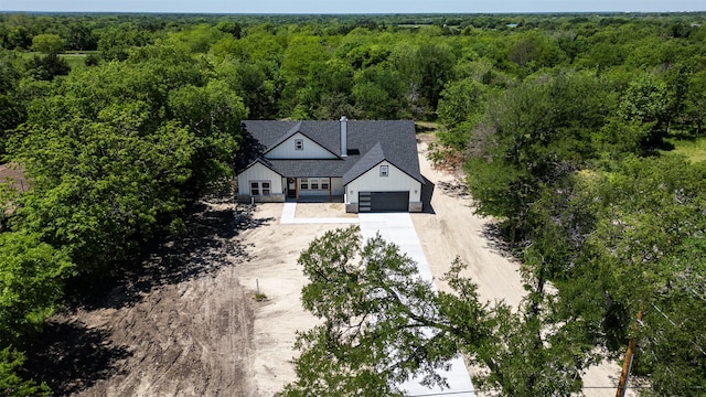 aerial view with a view of trees