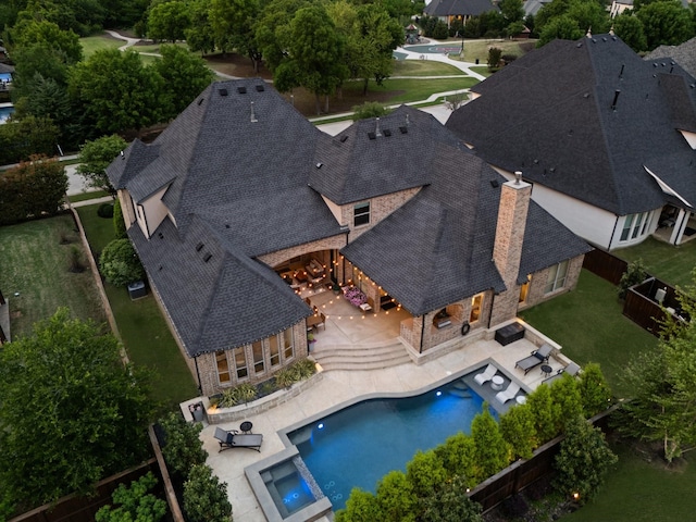 bird's eye view