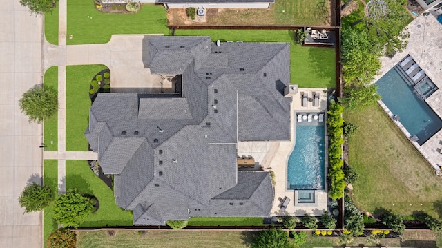 801 Giverny Ln, Southlake, TX 76092 - drone / aerial view of a pool
