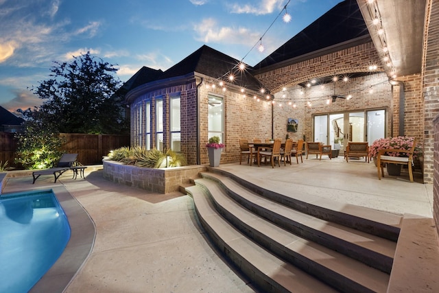 801 Giverny Ln, Southlake, TX 76092 - view of patio / terrace featuring outdoor dining area