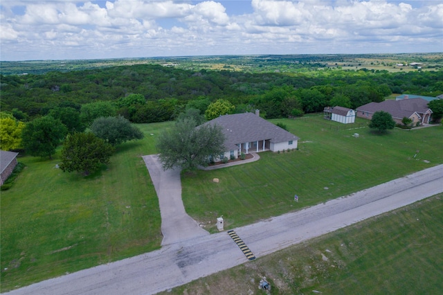 286 Stone Mountain Rd, Cresson, TX 76035 - view from above of property featuring a forest