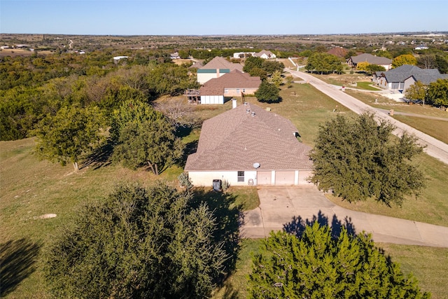 drone / aerial view featuring a residential view