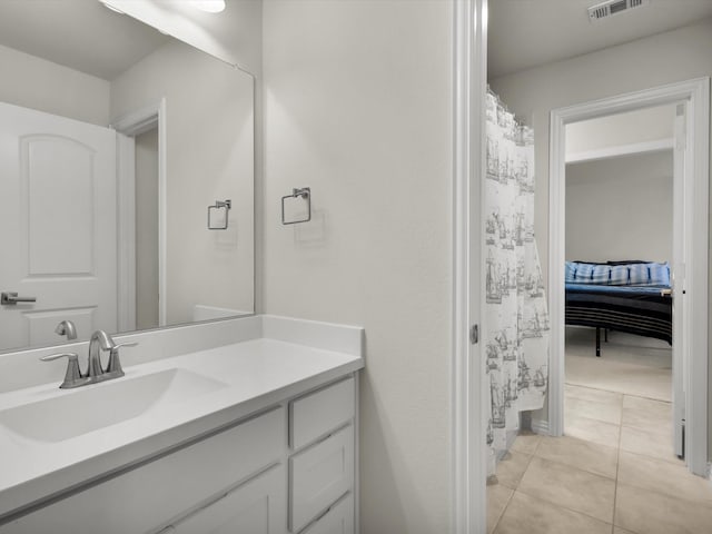 4600 Crossvine Dr, Prosper, TX 75078 - full bathroom featuring vanity and tile patterned floors