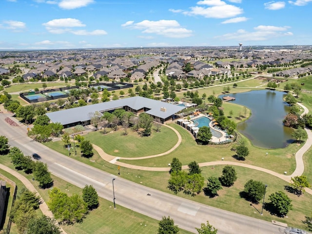 4600 Crossvine Dr, Prosper, TX 75078 - aerial view of residential area featuring a nearby body of water