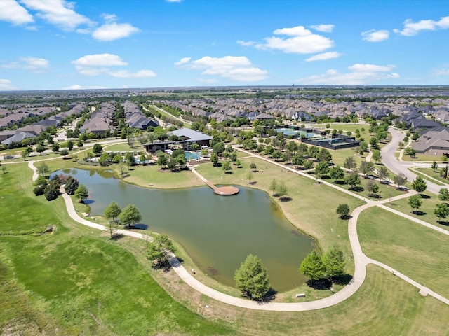4600 Crossvine Dr, Prosper, TX 75078 - aerial overview of property's location with nearby suburban area and a large body of water