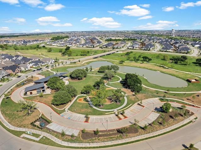 4600 Crossvine Dr, Prosper, TX 75078 - aerial view of property and surrounding area with a large body of water and nearby suburban area