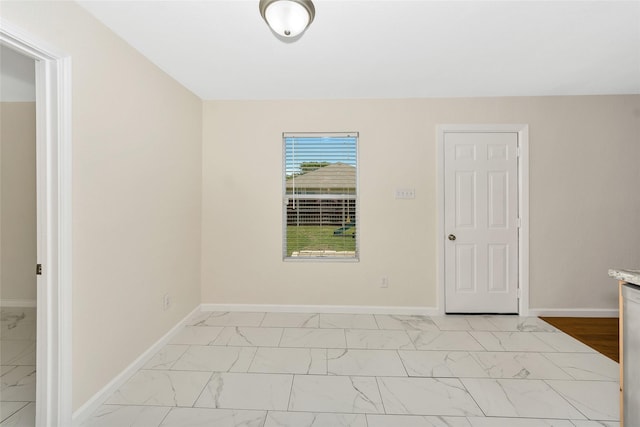 12109 Arbor Lake Rd, Rhome, TX 76078 - unfurnished room with marble finish floor and baseboards