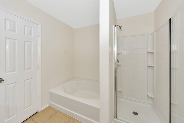 12109 Arbor Lake Rd, Rhome, TX 76078 - full bath with a bath, tile patterned flooring, and a shower