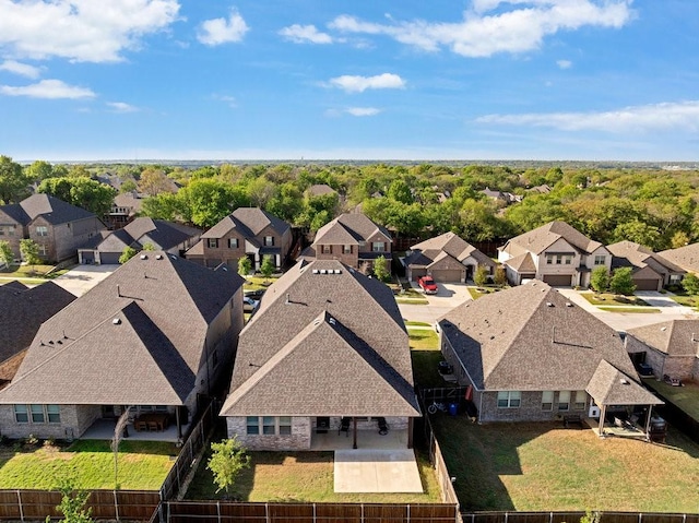 birds eye view of property featuring a residential view