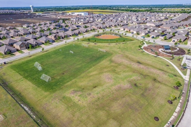 drone / aerial view featuring a residential view