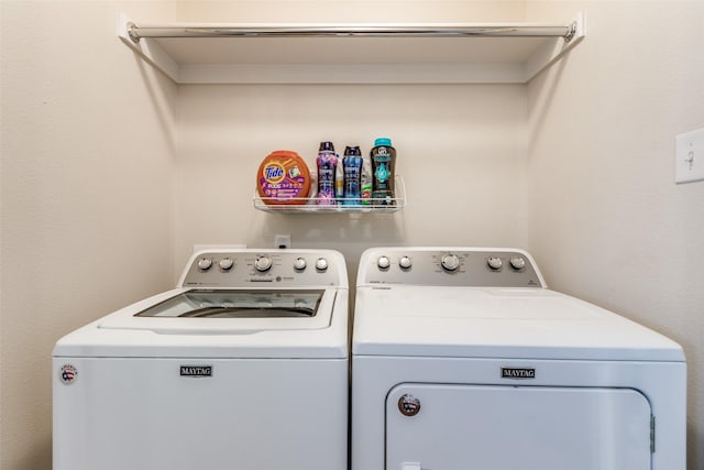 575 S Virginia Hills Dr Unit 1502, Mckinney, TX 75072 - clothes washing area with washer and dryer