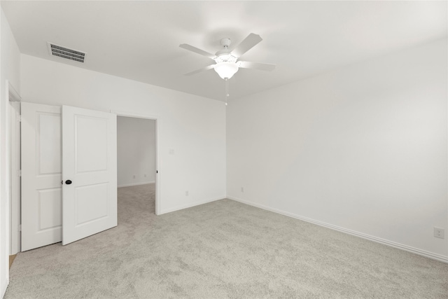913 Janwood Dr, Plano, TX 75075 - unfurnished bedroom with light colored carpet, baseboards, and ceiling fan