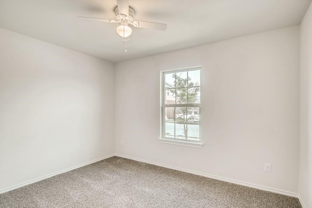 2235 Vance Dr, Forney, TX 75126 - carpeted empty room with a ceiling fan and baseboards