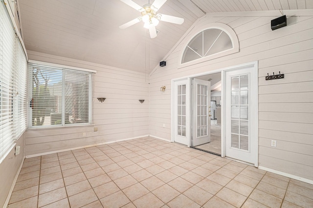 6132 Haley Ln, Fort Worth, TX 76132 - unfurnished sunroom featuring a ceiling fan