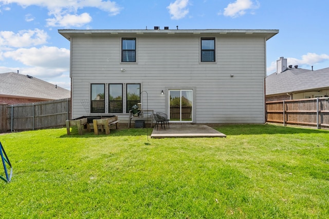 9112 Manassas Rdg, Mckinney, TX 75071 - back of property featuring a patio area