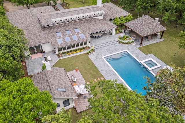 aerial view