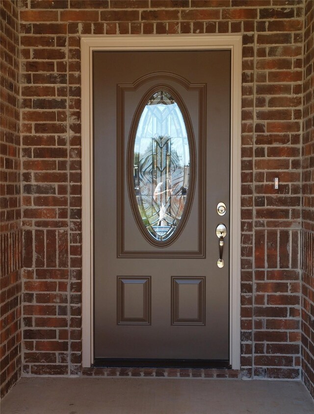 725 Raylan St, Springtown, TX 76082 - property entrance with brick siding