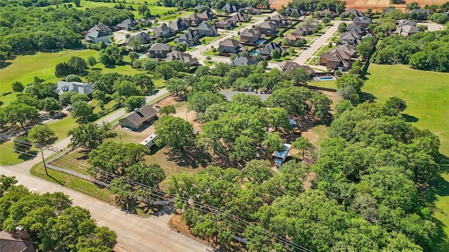 drone / aerial view featuring a residential view